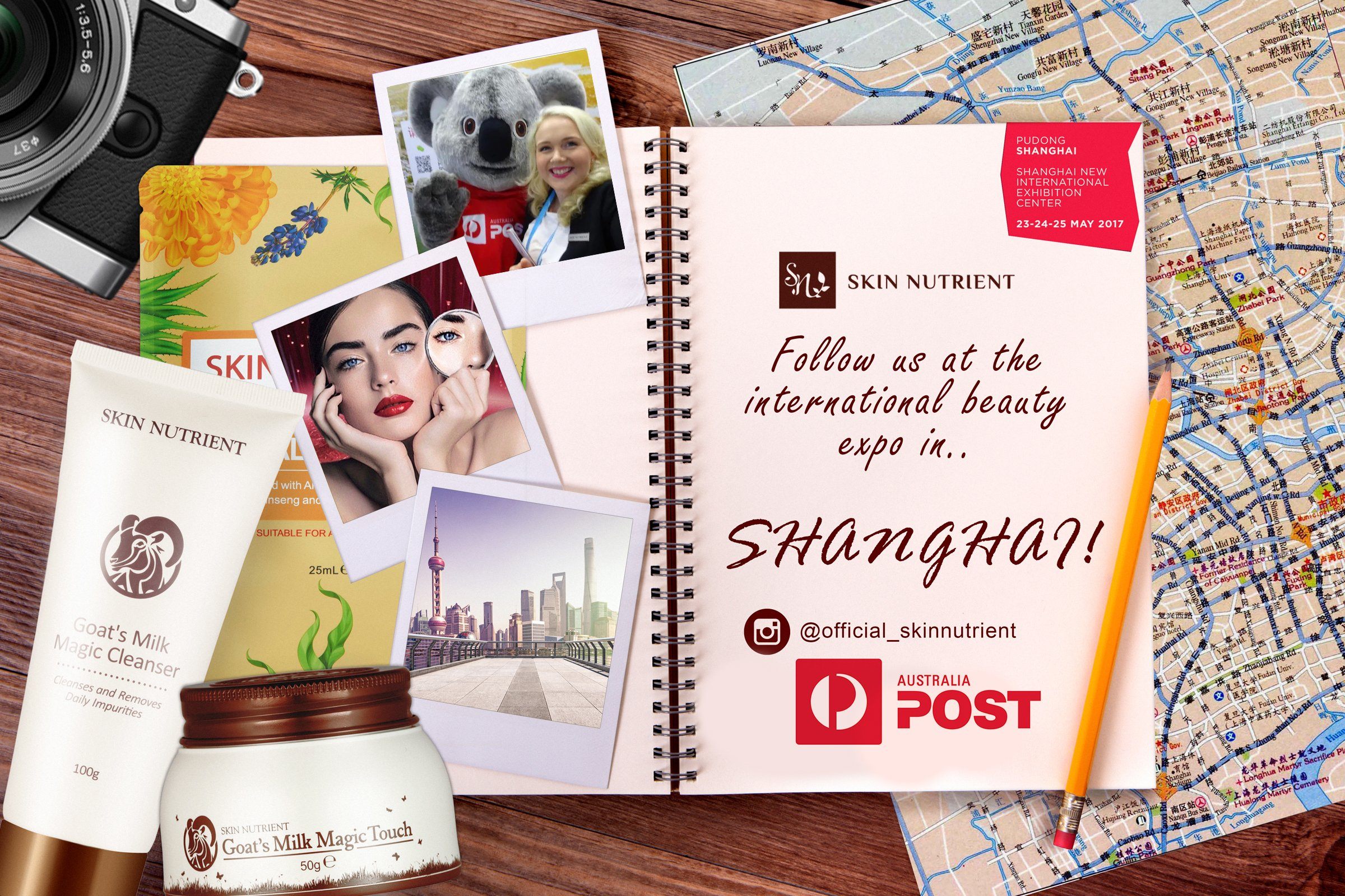 Queensland’s Australian made skin care brand takes on the Chinese International Beauty Expo with Australia Post!